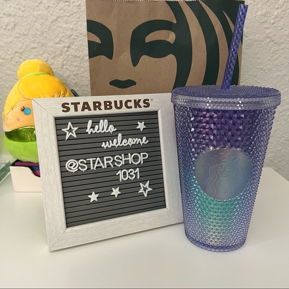 ⭐️ Starbucks Mermaid Ombre Studded Grande Tumbler 🧜‍♀️ - Picture 2 of 2
